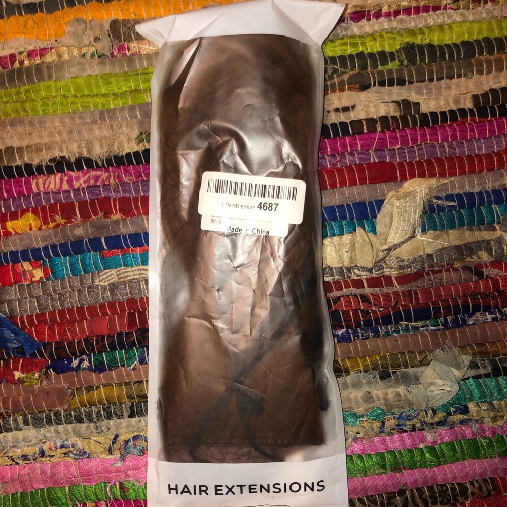 22in Invisible Wire Red/Brown Hair Extension